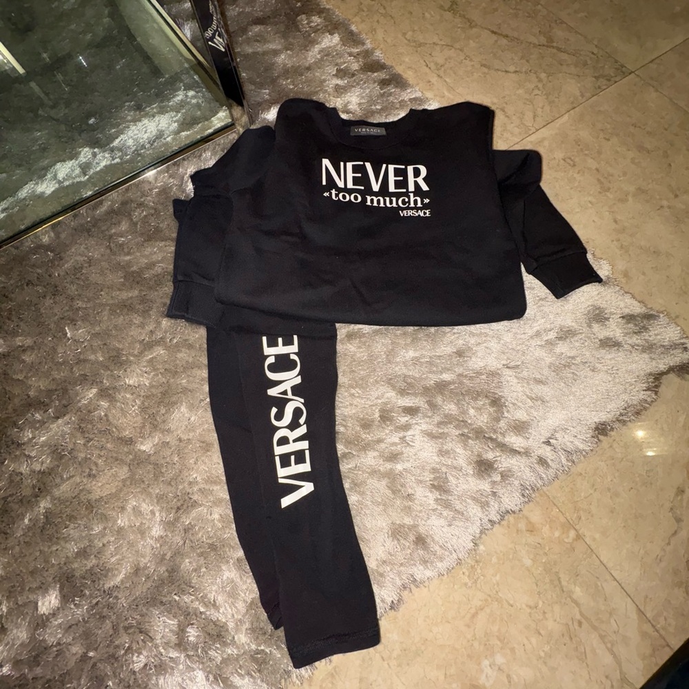 Versace Black Loungewear Set